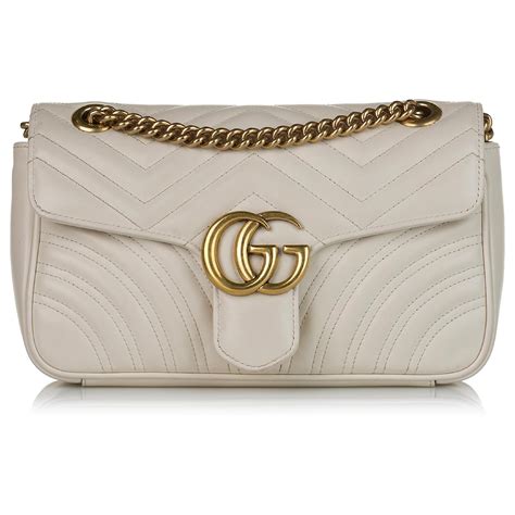 Gucci Hobo grande in pelle GG Web Crema Borsa a tracolla GG 